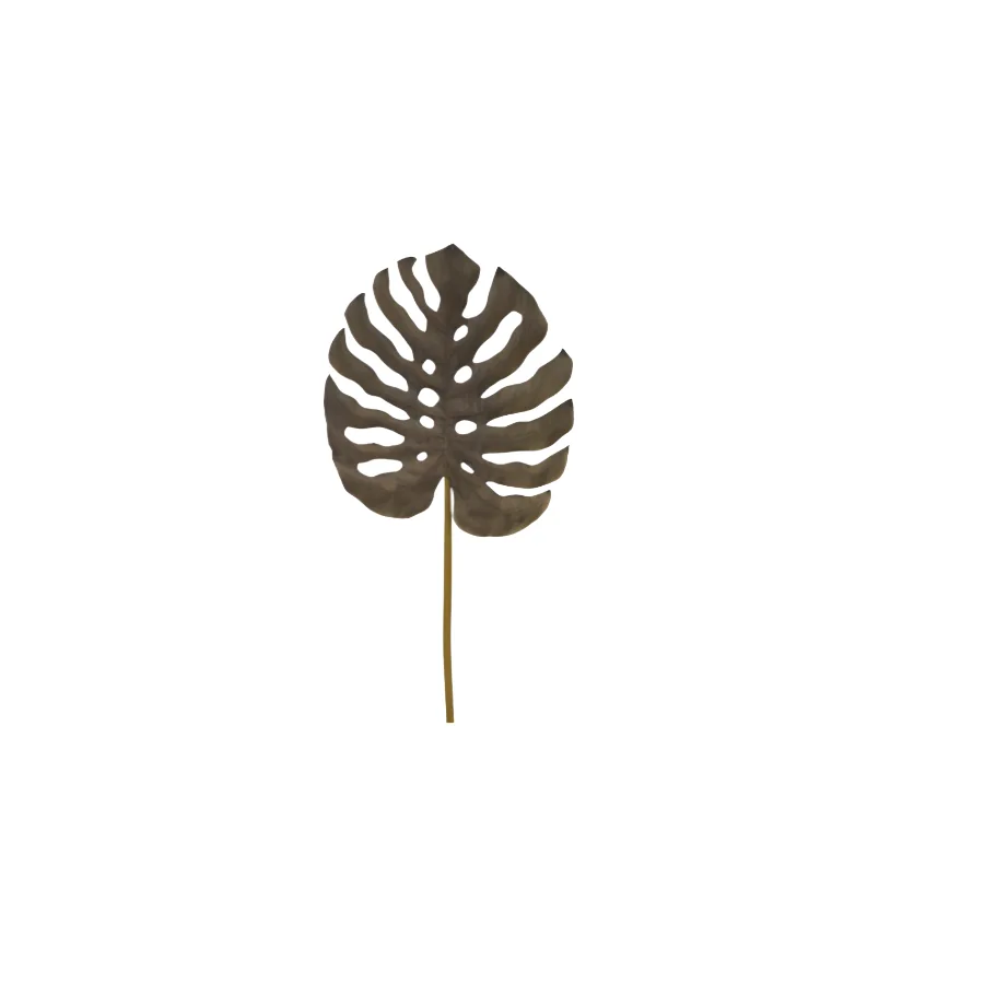 Monstera Leaf, 50x3x115cm, Black